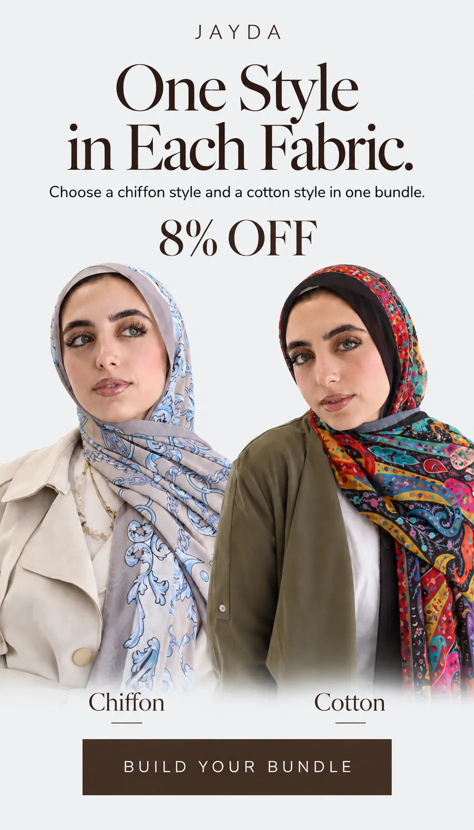 JAYDA Chiffon Scarves